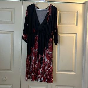 Venus low v- neck dress like new